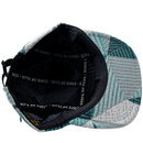 Zippered Perpendicular 5 - Panel Hat in multi - State Of Flux - State Of Flux