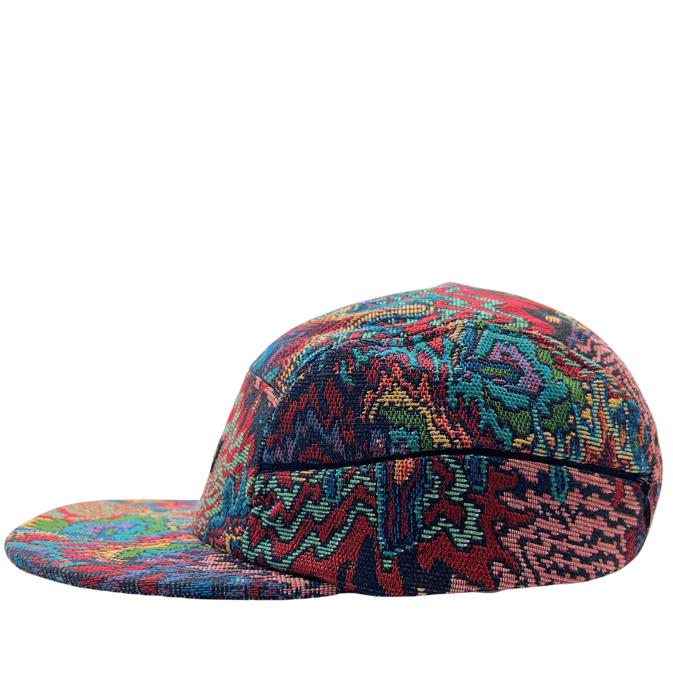 Zippered Surrealism 5 - Panel Hat in multi - State Of Flux - State Of Flux