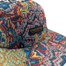 Zippered Surrealism 5 - Panel Hat in white and mint - State Of Flux - State Of Flux