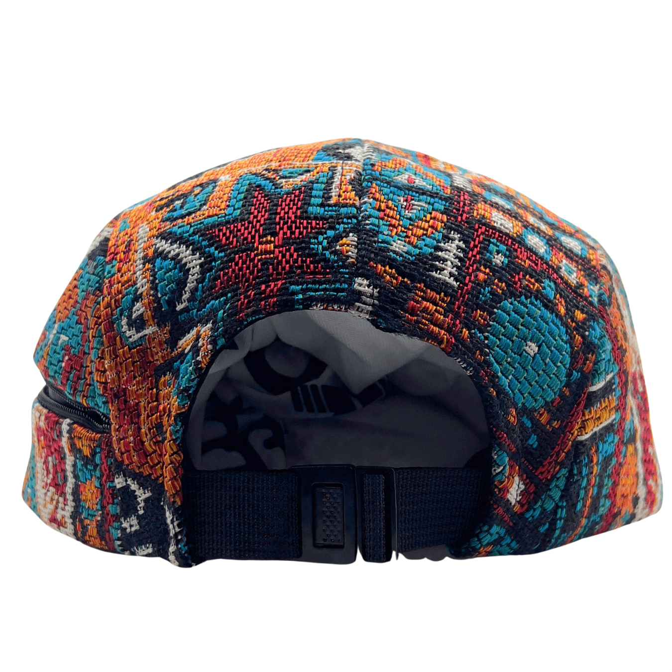 Zippered Verla 5 - Panel Hat in multi - State Of Flux - State Of Flux